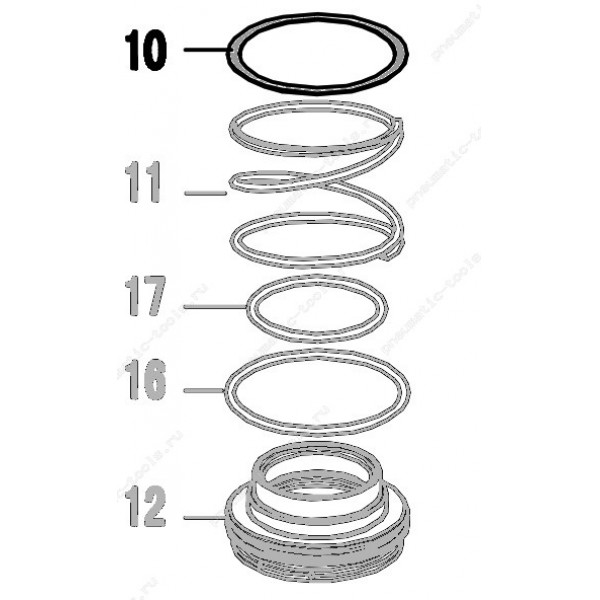 Запчасть 320 890 WASHER Шайба N851R-10