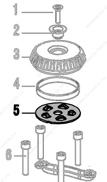 Запчасть 320 920 EXHAUST FILTER (B) Фильтр выхлопа Б N851R-5
