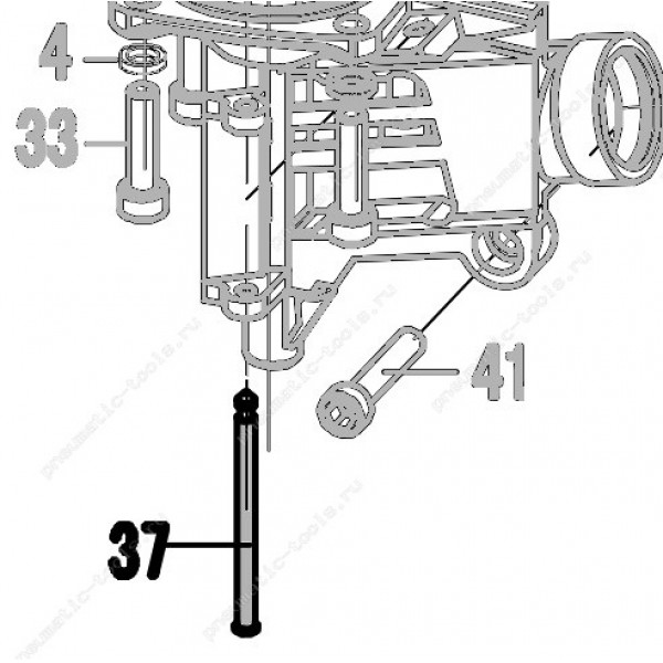 Запчасть 321 300 DOOR PIN Штифт CN55R-37 CN57R-28