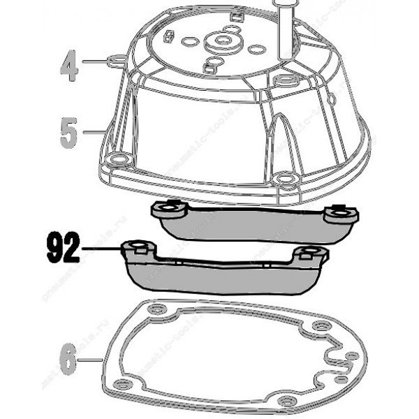 Запчасть 321 380 SIDE PROTECTOR Боковая скоба CN55R-92 CN57R-85