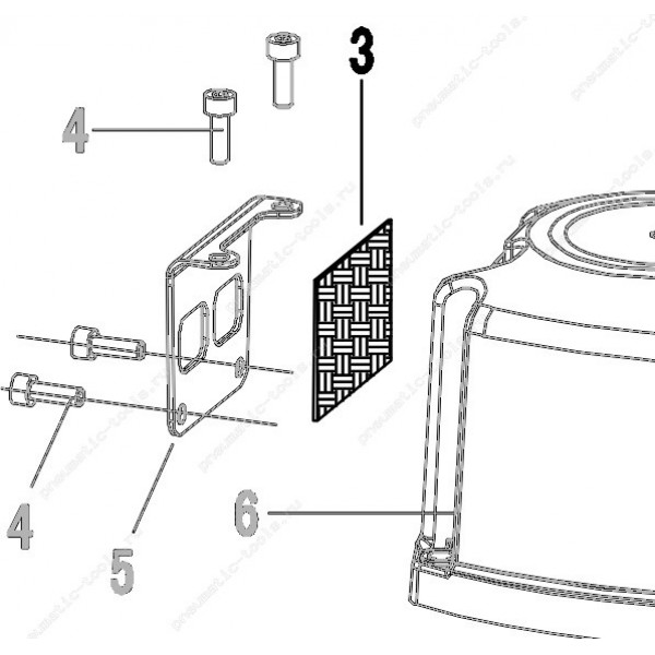 Запчасть 322 980 EXHAUST FILTER Фильтр выхлопа CN100R-3