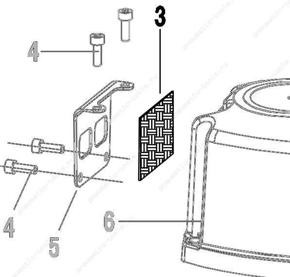 Запчасть 322 980 EXHAUST FILTER Фильтр выхлопа CN100R-3