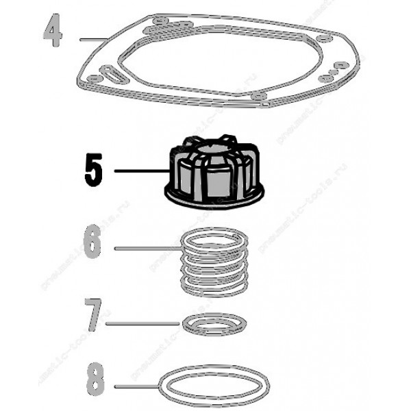 Запчасть 410 170 PISTON STOP Стопор поршня CN70R-5