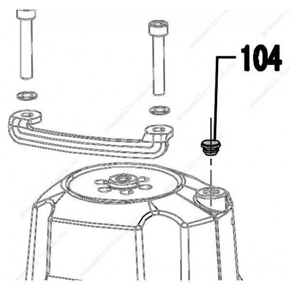 Запчасть 410 650 RUBBER PLUG Заглушка подвеса CN70R-94 CN80R-104 CN90R-104 CN90B-50