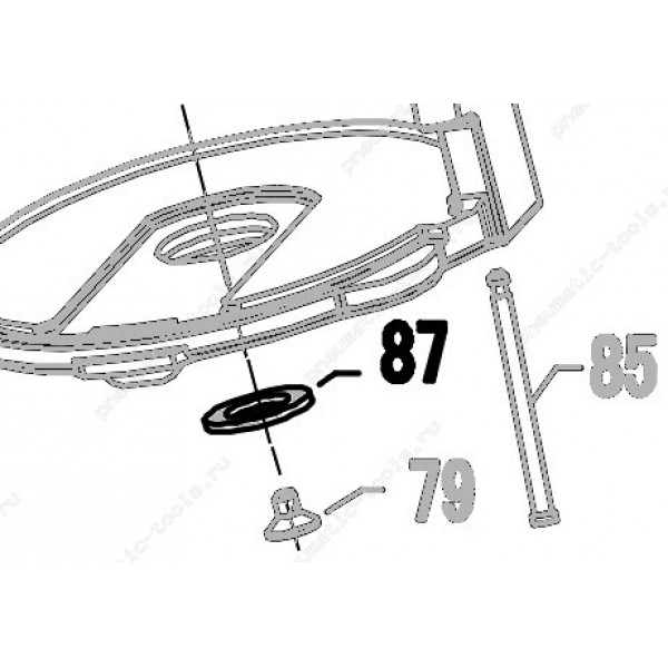 Запчасть 410 710 PLASTIC WASHER Шайба пластиковая CN70R-87