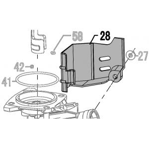 Запчасть 420 180 GUARD COVER Крышка защитная CN55R-36 CN57R-25 CN80R-28 CN90R-28 (вид 2)