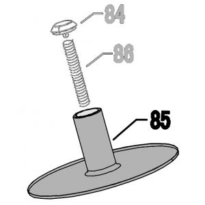 Запчасть 420 210 (35833) NAIL SUPPORT PLATE Опорная консоль CN80R-85