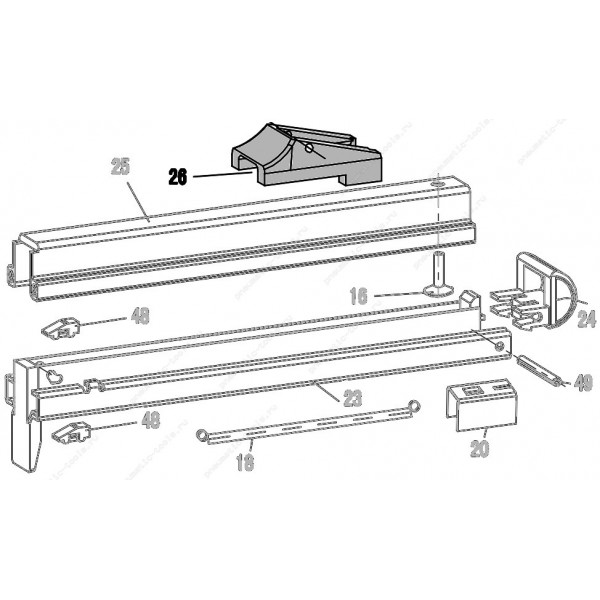 Запчасть 421 520 COVER Крышка 8016R-26