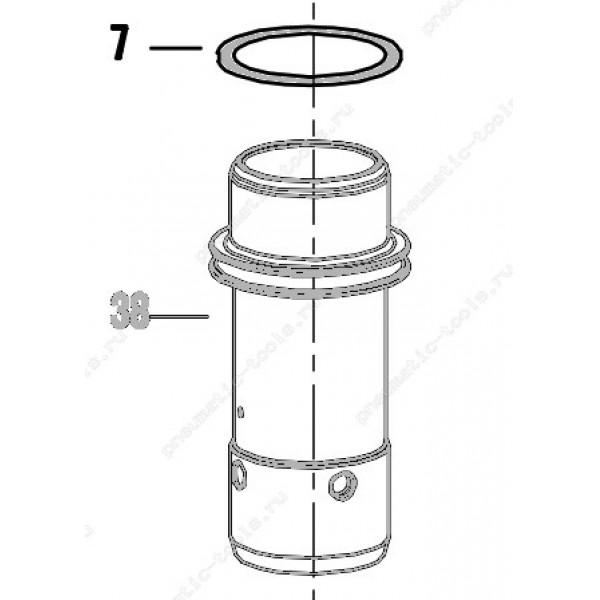 Запчасть 511 050 O-RING 27.5X2.6 Кольцо уплотнительное 8016R-7