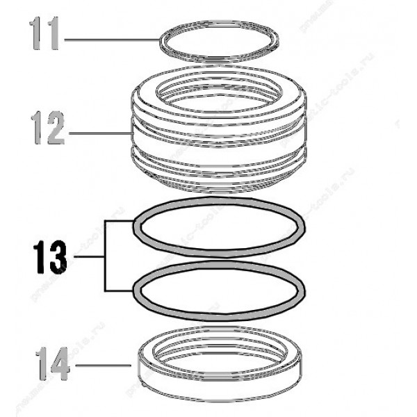 Запчасть 511 160 O-RING 69X3.2 Кольцо уплотнительное CN100R-13