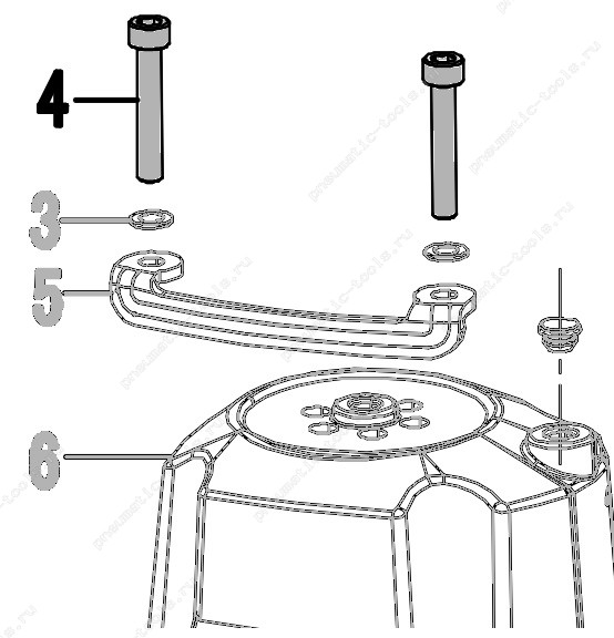 Запчасть 610 240 (40422) BOLT  M6X35 Болт CN55R-41 CN70R-91 CN80R-4 CN80R-53 CN90R-4 CN90R-53 CN90B-111 CN100R-1 NT65R-20 (вид 4)