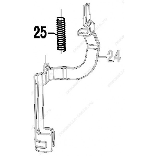 Запчасть 620 250 SAFETY SPRING Пружина предохранителя CN70R-25