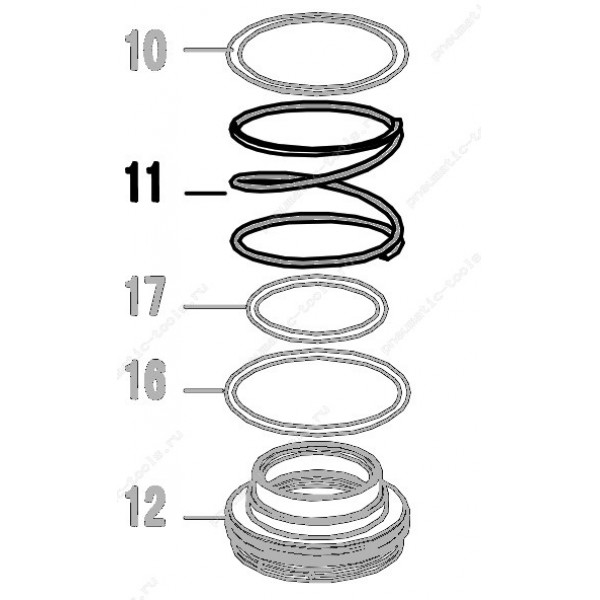 Запчасть 620 380 COMPRESSION SPRING Пружина N851R-11