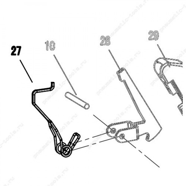 Запчасть 621 040 LEG SPRING Пружина 8016R-27