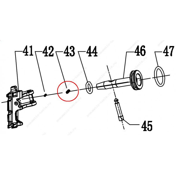 Запчасть 621 100 FEED SPRING (B) Пружина толкателя Б CN100R-43