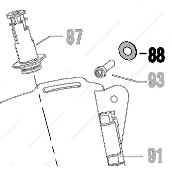 Запчасть 630 030 (39138) WASHER Шайба CN57R-89 CN80R-88 CN90R-88  CN90B-113 CN100R-89