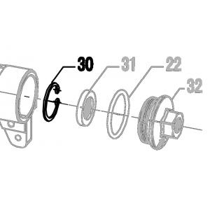 Запчасть 630 110 SNAP RING 32 Стопорное кольцо CN55R-79 CN57R-51 N851R-30 CRN45A-60 (вид 2)